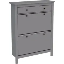 Тумба для обуви Mio Tesoro Сага 92x122 (серый)