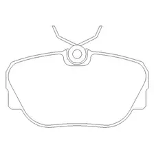 Тормозные колодки дисковые передняя ось TEXTAR 2117302