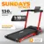 Электрическая беговая дорожка Sundays Fitness Middle Line T7F Plus (черный/красный)
