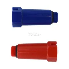 Заглушка ПП 1/2&quot ЮСТАПЛАСТ красная, синяя 2 штуки