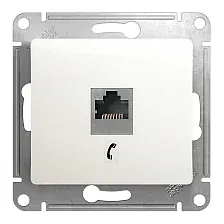 Розетка телефонная Systeme Electric Glossa GSL000681T
