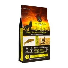 AMBROSIA Adult Mini Breeds 6 кг (Лосось, курица) Беззерновой корм для собак мелких пород, salmon, амброзия, амброзиа, no grain, холистик