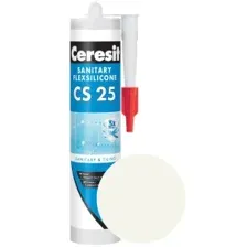 Герметик силиконовый Ceresit CS 25 №03 (мраморно-белый) 280 мл