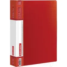 Папка для бумаг Brauberg Contract / 221793 (красный)