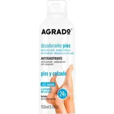AGRADO Дезодорант-антиперспирант для ног / FOOT DEODORANT ANTIPERSPIRANT, 150 мл