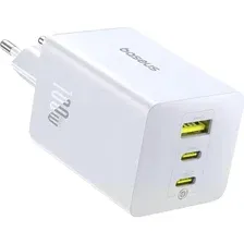 Сетевое зарядное устройство Baseus EnerFill FE22 2CU 100W, E0123801, Moon White