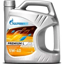 Моторное масло Gazpromneft Premium L 5W40 / 2389900122 (4л)