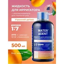 Жидкость для ирригатора Waterdent Утренний детокс 500 мл