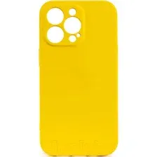 Чехол-накладка Case Coated для iPhone 13 Pro (желтый)