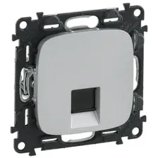 Розетка Legrand Valena Allure 753940 (алюминий)