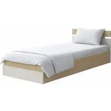 Кровать PROxSON Milton с ПМ 80x190 (бунратти/дуб шамони светлый 124)