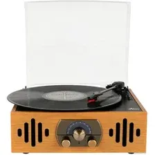 Виниловый проигрыватель Alive Audio Quattro Light Wood