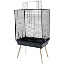 Клетка для птиц Zolux Neo Jili XL / 104135NOI (черный)