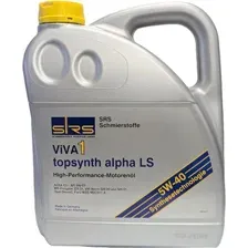 Моторное масло SRS Viva 1 topsynth alpha LS 5W-40 4л
