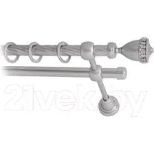 Карниз для штор Lm Decor Кубок 110 2р витой (сатин, 3.6м)
