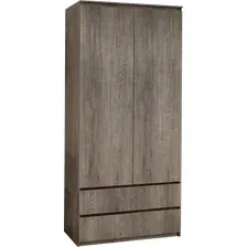 Шкаф распашной Поставымебель 2-х дверный 90x58x210 КМС-Е-05 (дуб скандинавский)