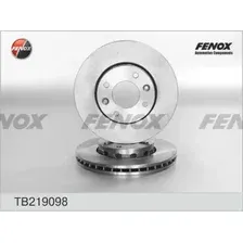 Тормозной диск FENOX TB219098 вентилируемый , передняя ось