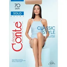 Колготки женские Conte Elegant Solo, 70 den, nero, размер 5
