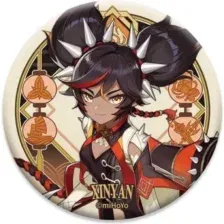 Значок miHoYo Liyue Harbour Character Can Badge Xinyan GEN107