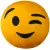 Подушка для автомобиля MATEX Emoji. Smile, Подмигивание / 26-815 (желтый/черный)