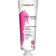 Маска для лица кремовая Compliment Pink Mask Успокаивающа Комфорт&Мягкость (80мл)