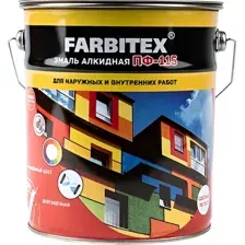 Эмаль Farbitex ПФ-115 (5кг, синий)