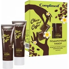 Набор косметики для тела Compliment Choco & Coffee 1880 Крем для рук 100млСкраб для рук 100мл