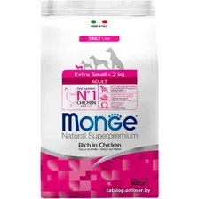 Сухой корм для собак Monge Extra Small Adult Rich in Chicken 800 г