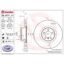 Тормозной диск Brembo 09A77111