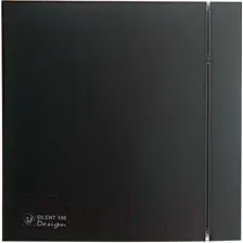 Осевой вентилятор Soler&amp;Palau Silent-100 CRZ Matt Black Design 5210401500-011000