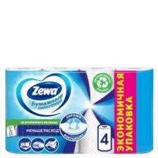 ZEWA 4605331024303 Бумажные полотенца Белые 4рул