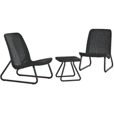 Набор садовой мебели Keter Rio Patio Set 246048 (графит)