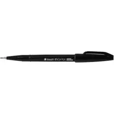 Маркер художественный Pentel Brush Sign Pen SES15C-A (черный)
