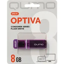 USB Flash Qumo Optiva 01 8GB 2.0, QM8GUD-OP1-violet