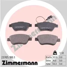 Тормозные колодки дисковые передняя ось ZIMMERMANN 23705.180.1