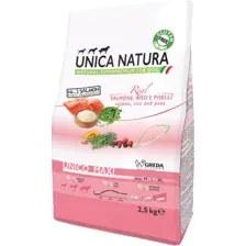 Сухой корм для собак Unica Natura Unico Maxi с лососем, рисом и горохом 2.5 кг