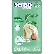 Трусики-подгузники Senso Baby Sensitive Junior 5XL (38 шт)