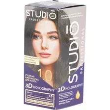 Крем-краска для волос Studio Professional 3D черный, 1.0