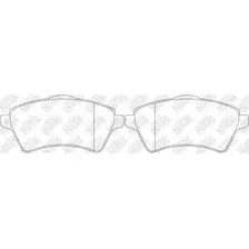 Тормозные колодки дисковые передняя ось NIBK PN0181