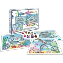 Набор для рисования SentoSphere Aquarellum Дельфины 6220