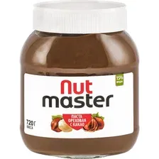 Ореховая паста Nut Master с какао, 720 г