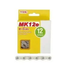 Цепь YBN MK12e (126 звеньев, серебристый)