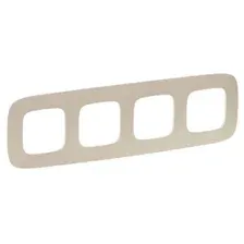Рамка Legrand Valena Allure 754384 (тиснение, бежевый)