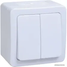 Выключатель IEK Гермес Plus ВС20-2-0-ГПБ