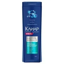 Шампунь-пилинг КЛИАР DERMA EXPERT для мужчин против перхоти, Контроль жирности, 380 мл