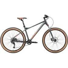 Велосипед Stark Hunter 27.3 HD XS 2025 (антрацит матовый/оранжевый металлик)