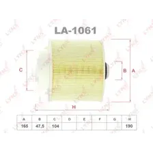 Воздушный фильтр LynxAuto LA1061