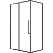 Душевой уголок Grossman Cosmo 100x90x195 120.K33.02.1090.21.00 (черный матовый/прозрачное стекло)