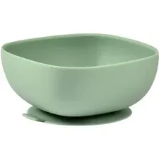 Тарелка для кормления Beaba Bol Silicone 913547 (Sage Green/Vert)