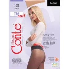 Колготки Conte Elegant Top Soft 20 (р.4, nero)